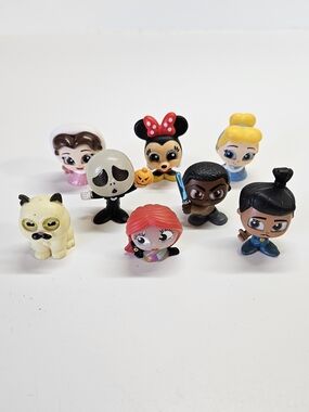 Disney Doorables Lot Belle Minnie Cinderella Finn Machiavelli Sally Jack Benja